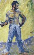 Paul Signac boules player oil painting artist